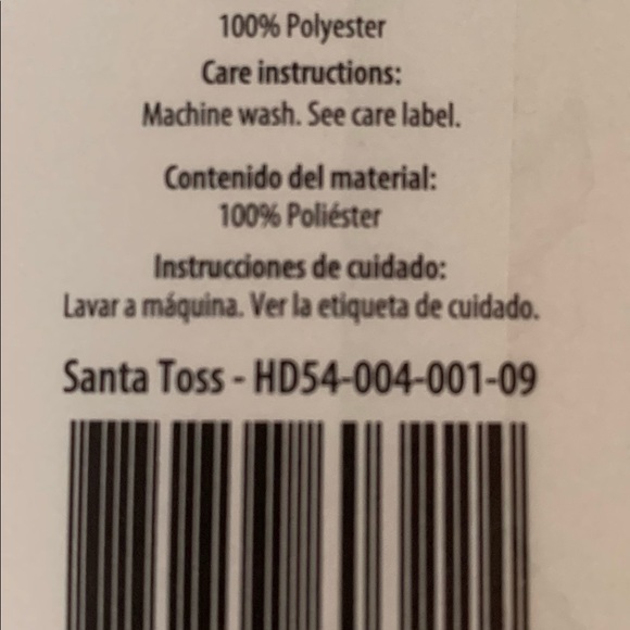 New Christmas Throw , 50” by 60” - Picture 3 of 3